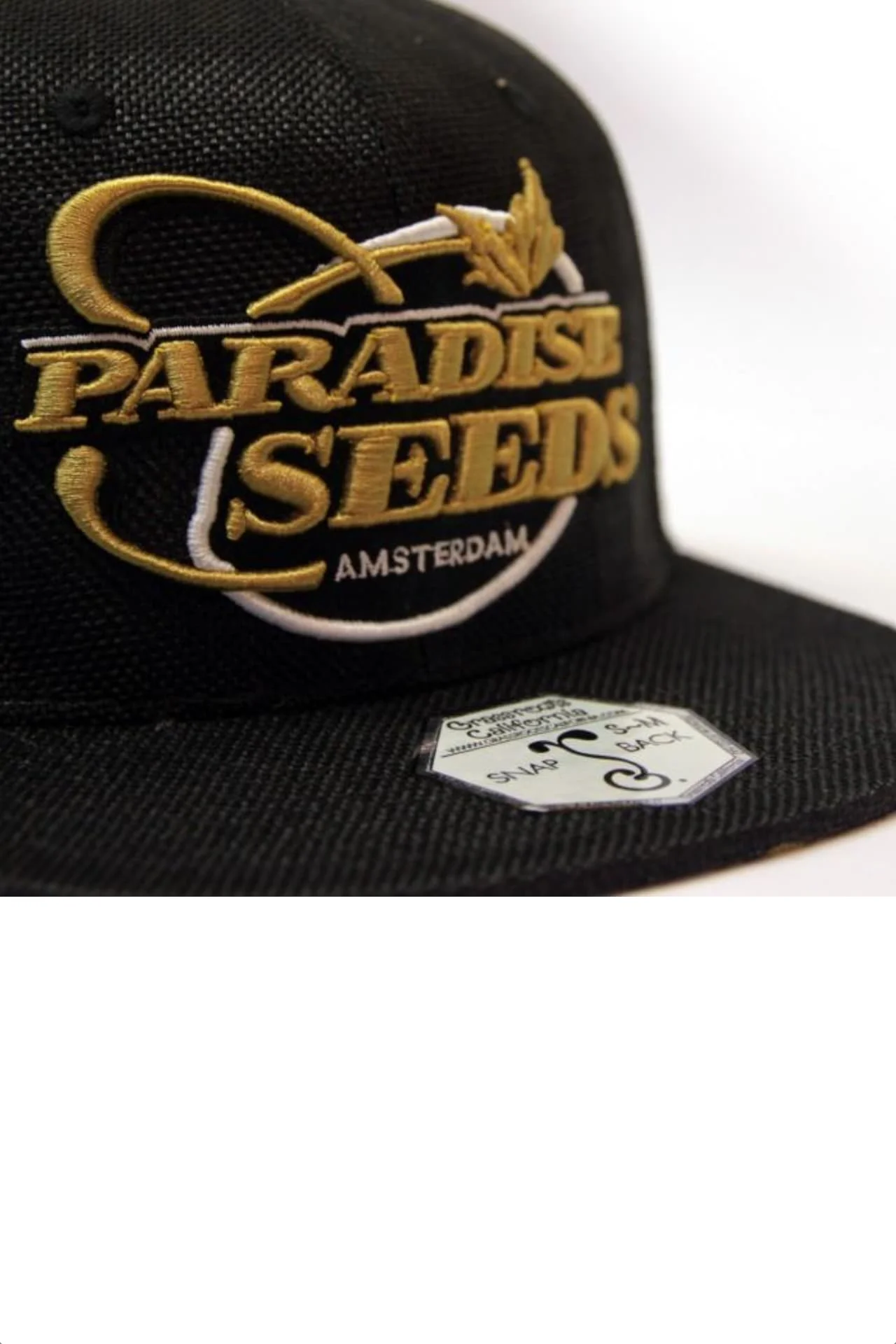 Gorra color Oro y negro Paradise Seeds | Paradise Seeds Webshop