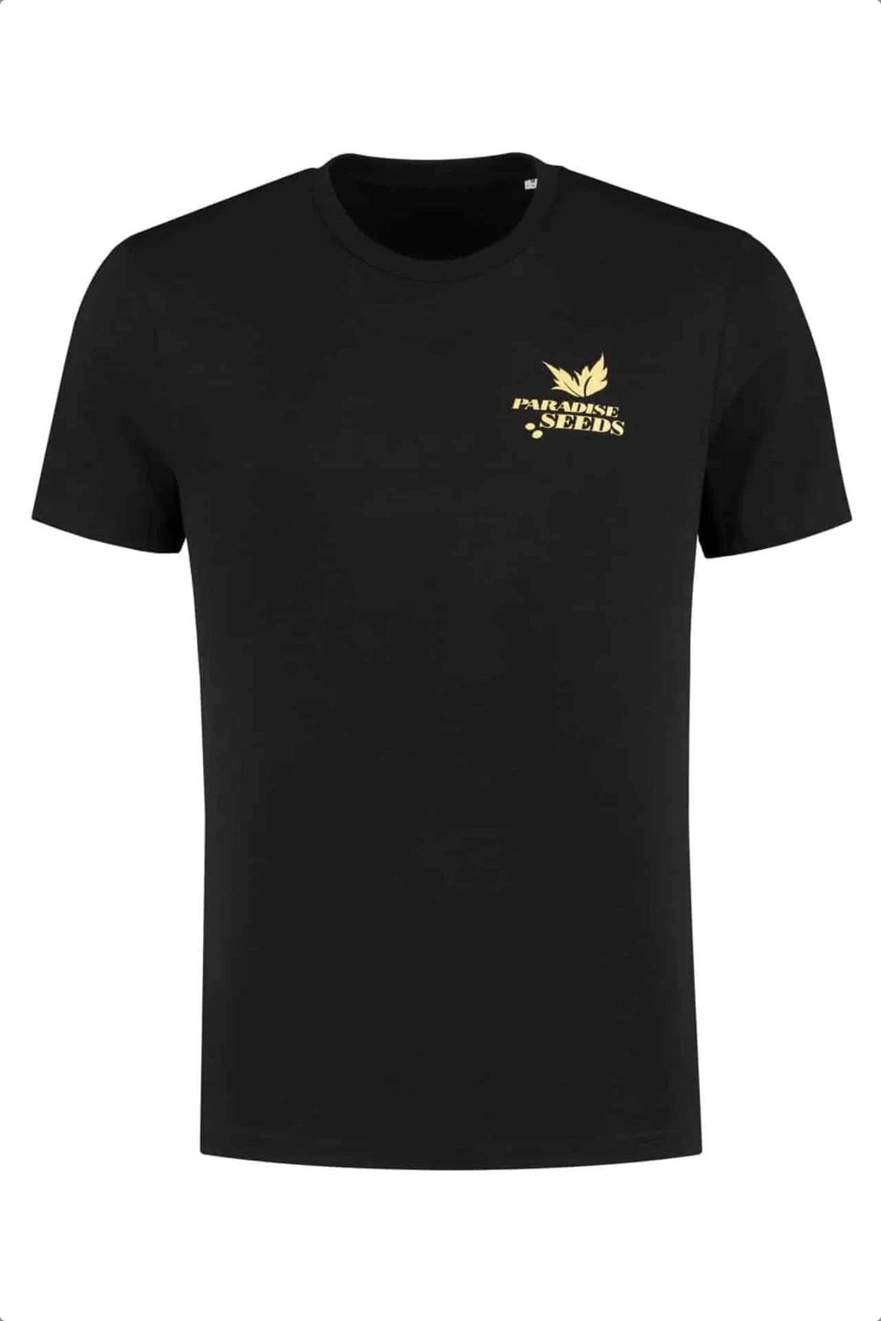T-Shirt for Men with Paradise Seeds Golden Logo | Paradise Seeds Webshop