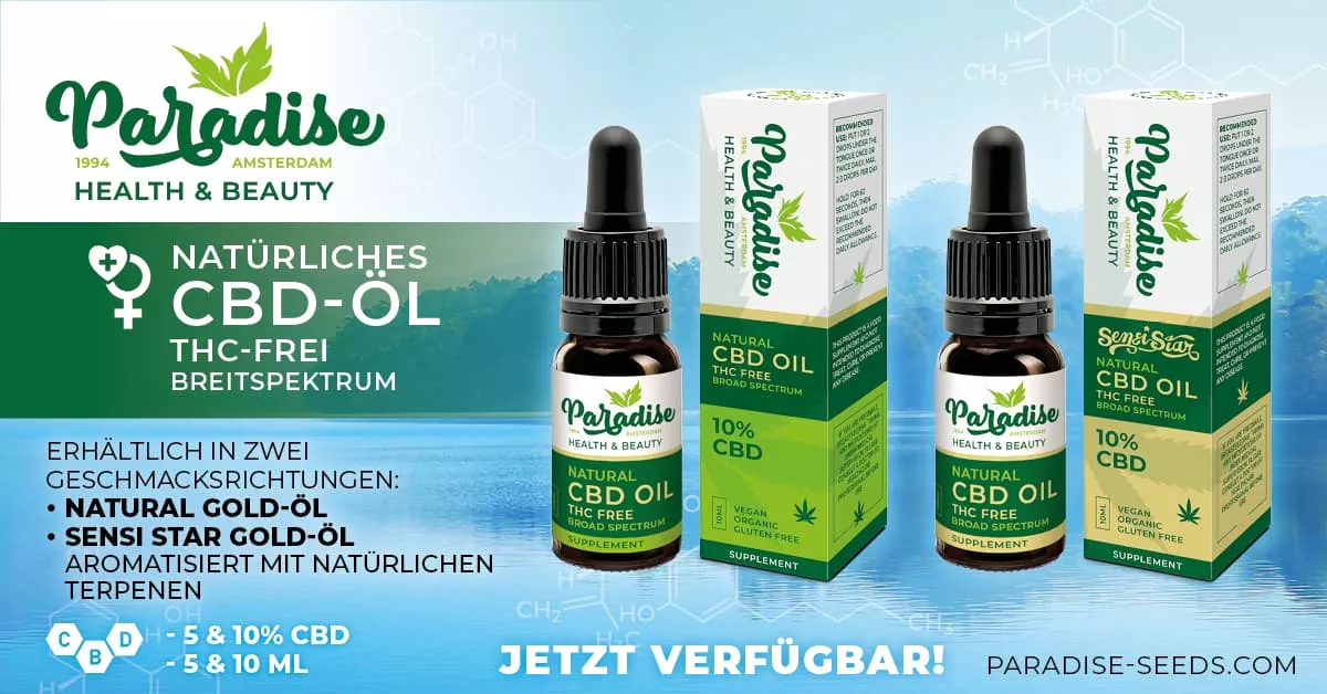 Paradise bringt eine neue hochwertige CBD-Öle-Produktlinie auf den Markt | Paradise Seeds Webshop