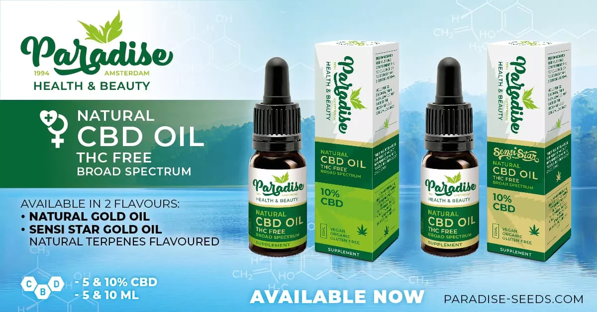 Paradise Launches New High Quality CBD Oil Range | Paradise Seeds Webshop