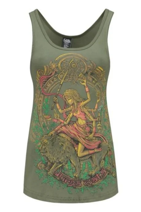 Durga Mata Tank Top for Ladies cannabis merchandise