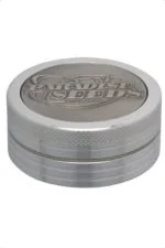 Grinder 50mm 2-piece Paradise Seeds - Silver Logo cannabis seeds