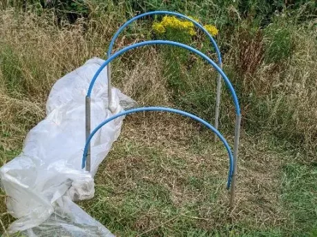 Build an easy cannabis polytunnel 4