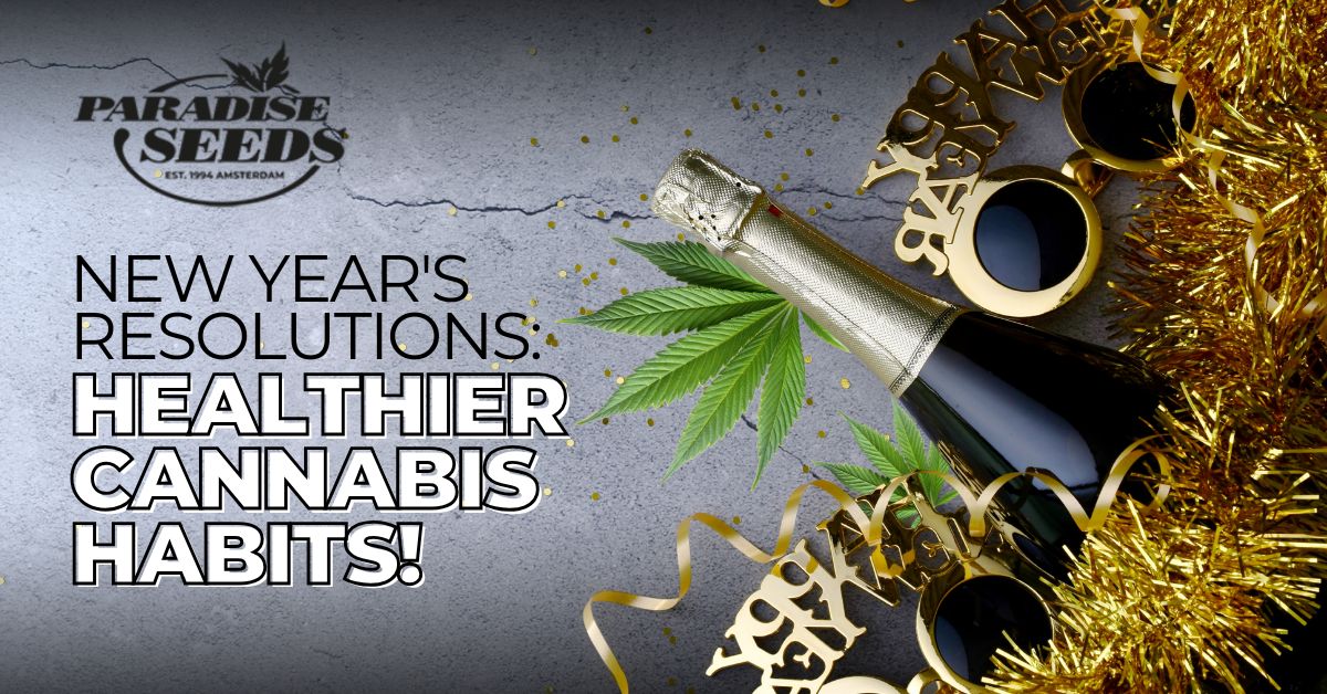 New Year's resolutions healthy weed habit article artwork