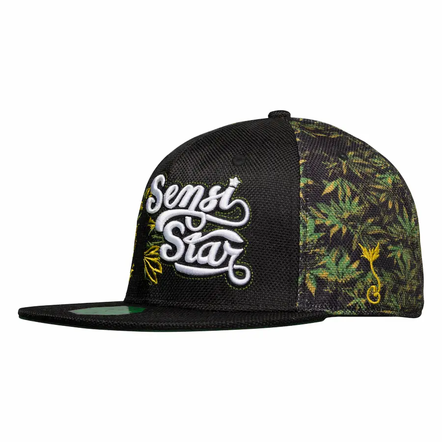 Casquette - Snapback - OR NOIR - fabriqué en chanvre - Paradise Seeds