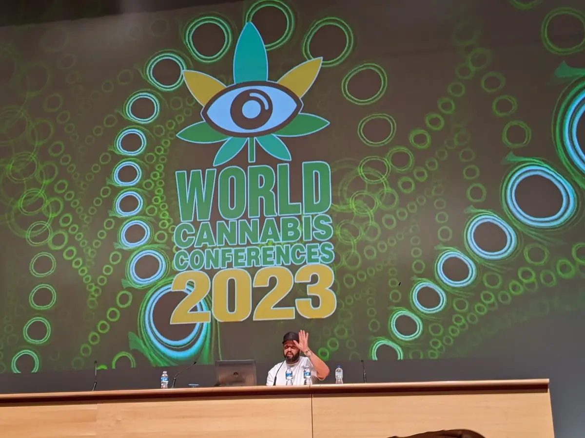 Mr Sherbinski in the world cannabis conference 2023